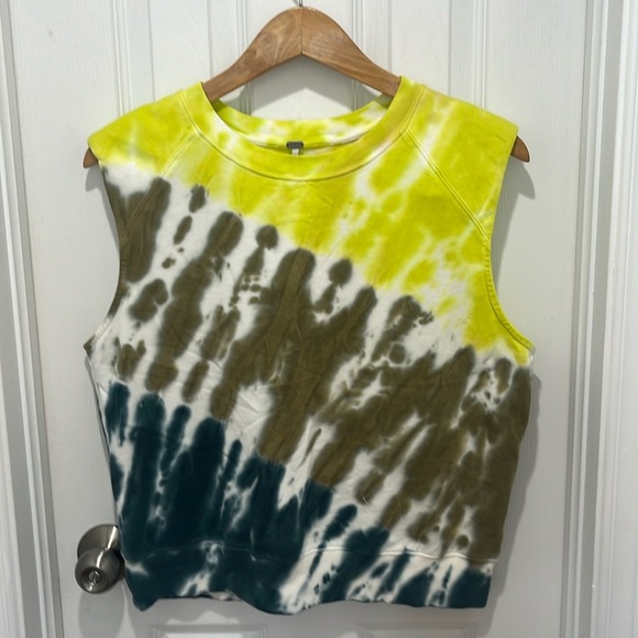 YOUNG FABULOUS AND BROKE BOWIE TIE DYE MUSCLE TEE MEDIUM - Picture 3 of 6